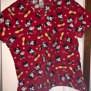Mickey Mouse scrub top